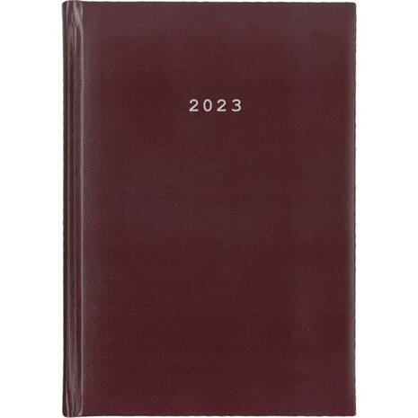 Ημερολόγιο ημερήσιο δετό NEXT Basic 2023 14x21cm μπορντό